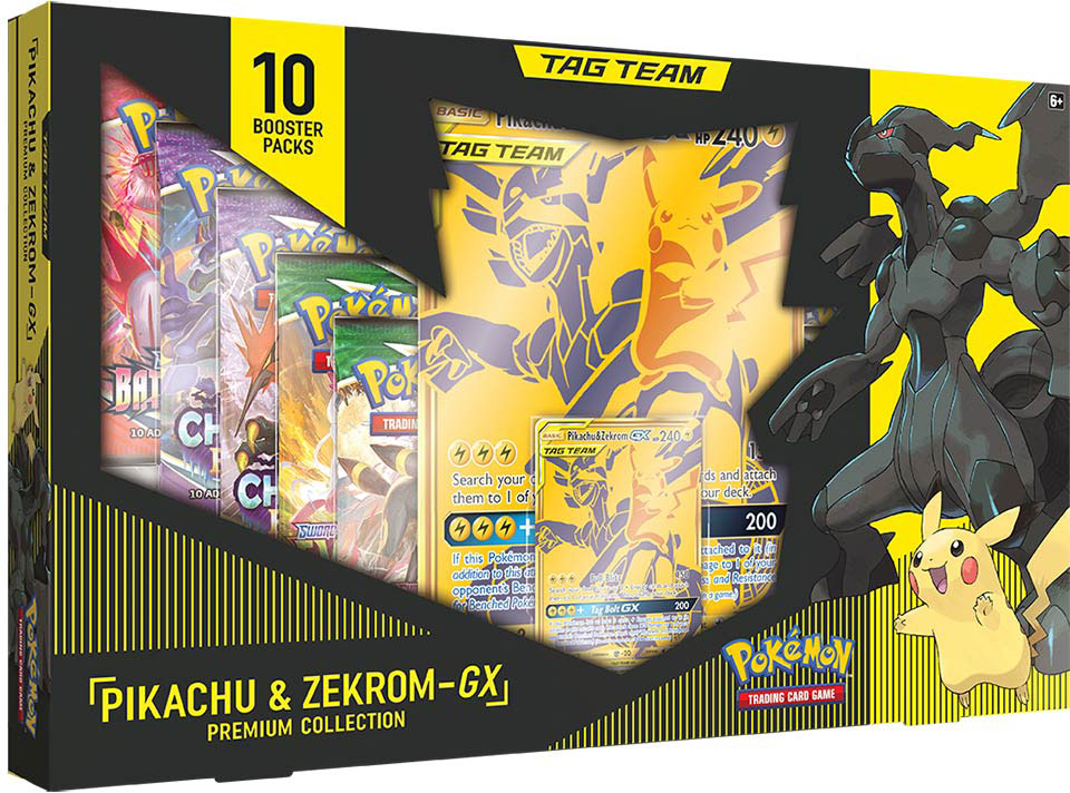 Pikachu & Zekrom GX Premium Collection from Team Up Pokémon card set